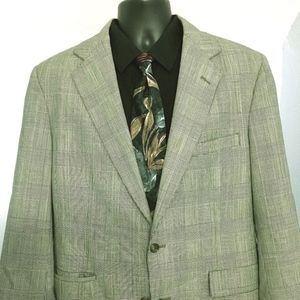 Brooks Brothers Sports Jacket Light Grey 100% Wool